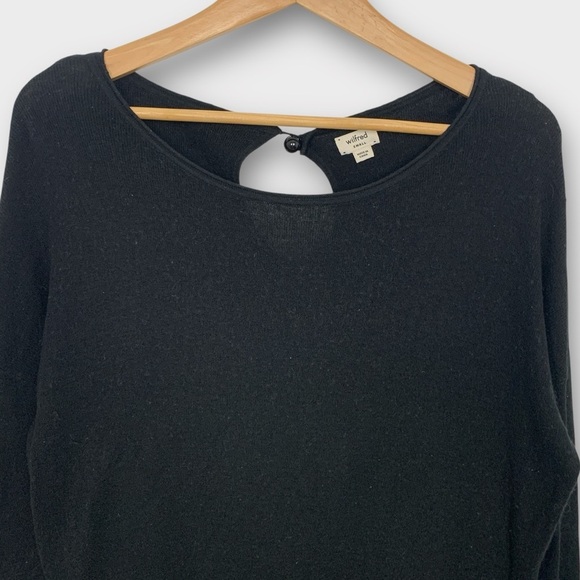 Aritzia Wilfred Angora Sweater Keyhole Back - Picture 2 of 6